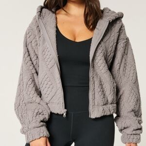 Hollister cozy zip up hoodie
